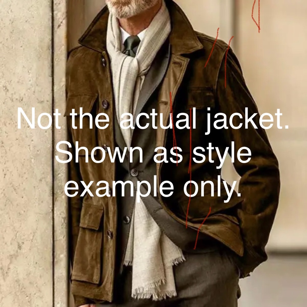Designer Suede Jacket - Picture 14 of 14